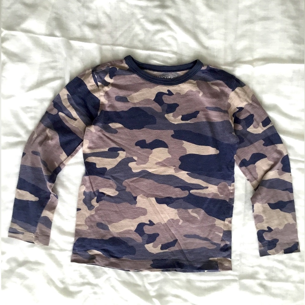 J Crew Tee, 4-5, Gray Multi